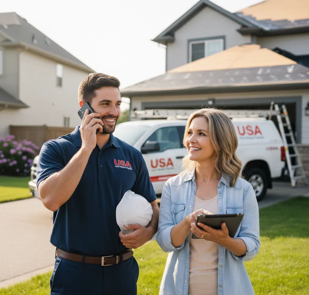 USA Roof Repair Experts customer support in Palmer